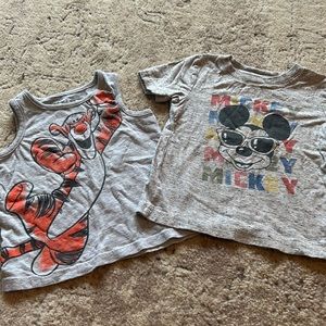 2 boys Disney tops